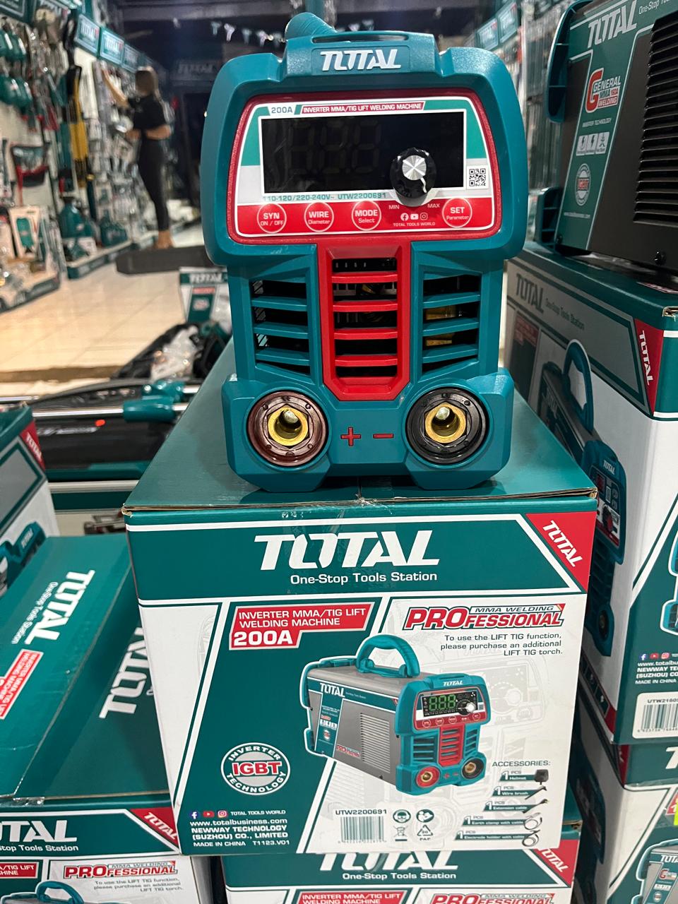 SOLDADOR 200A 110V/220V TOTAL INVERTER UTW2200691